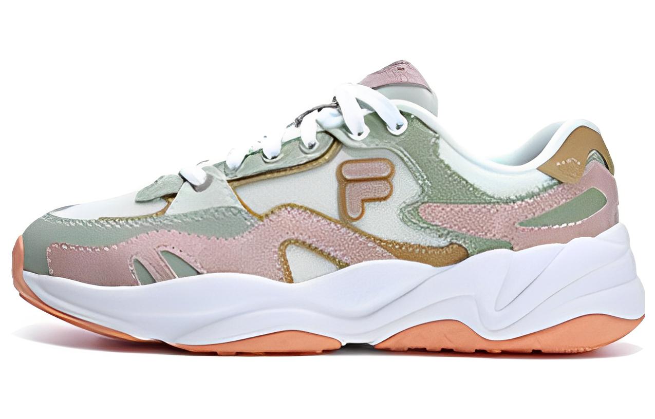 (Women) FILA FUSION FLASH Sneakers 'White Green Pink' T12W321101FWM
