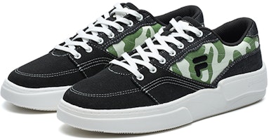 (W) FILA FUSION 黑绿色低帮板鞋 T12W228211FBJ Order (W) FILA FUSION 黑绿色低帮板鞋 T12W228211FBJ