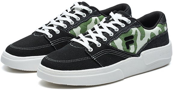 FILA FUSION斐樂潮牌 Flip 休閒 低筒 板鞋 女款 黑綠 Order FILA FUSION斐樂潮牌 Flip 休閒 低筒 板鞋 女款 黑綠