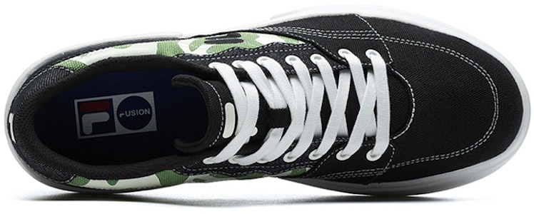 FILA FUSION斐樂潮牌 Flip 休閒 低筒 板鞋 女款 黑綠 Lookbook FILA FUSION斐樂潮牌 Flip 休閒 低筒 板鞋 女款 黑綠