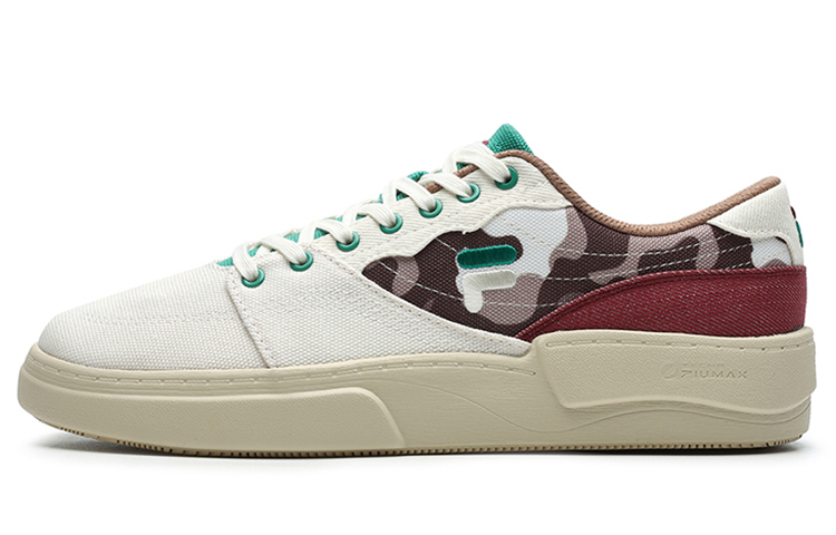 (Women) FILA FUSION Flip Skate Shoes 'White Red' T12W228211FGB