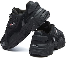 斐乐FUSION 潮流厚底减震防滑耐磨低筒老爹鞋 女款黑色 Shop 斐乐FUSION 潮流厚底减震防滑耐磨低筒老爹鞋 女款黑色