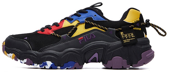 Fila Fusion 斐樂潮牌 貓爪 低幫老爹鞋 女款 黑橙 Buy Fila Fusion 斐樂潮牌 貓爪 低幫老爹鞋 女款 黑橙