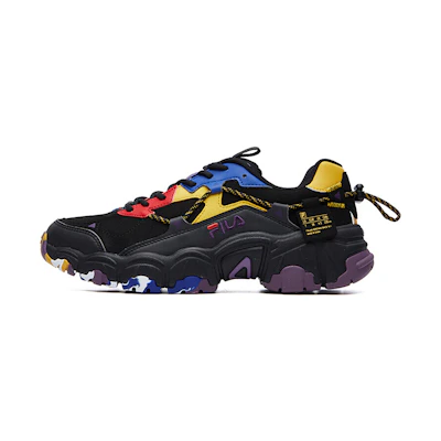 (W) FILA Fusion Fluid 'Black Orange'