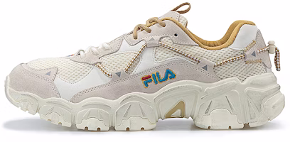 (Women) FILA Fusion Fluid 'Grey White Yellow' T12W031117FPA (Women) FILA Fusion Fluid 'Grey White Yellow' T12W031117FPA