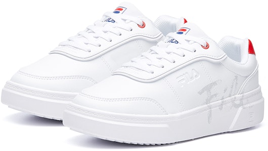 (W) 휠라 퓨전 게임 포인트 로우 '화이트 레드' T12W042302FWR Lookbook (W) 휠라 퓨전 게임 포인트 로우 '화이트 레드' T12W042302FWR