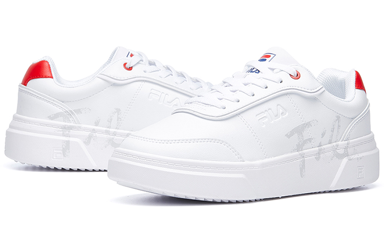 Purchase (W) FILA Fusion Game Point Low ''Wit Rood'' T12W042302FWR