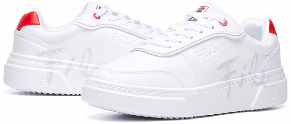 (W) FILA Fusion Game Point Low ''Wit Rood'' T12W042302FWR Purchase (W) FILA Fusion Game Point Low ''Wit Rood'' T12W042302FWR