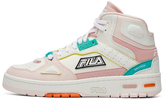 (Women) FILA FUSION Heritage Retro Basketball Shoes 'White Pink' T12W111204FBS Buy (Women) FILA FUSION Heritage Retro Basketball Shoes 'White Pink' T12W111204FBS