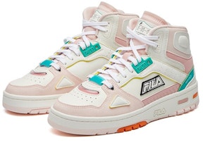 (W) 斐乐FUSION复古篮球鞋‘白粉’配色 T12W111204FBS Lookbook (W) 斐乐FUSION复古篮球鞋‘白粉’配色 T12W111204FBS