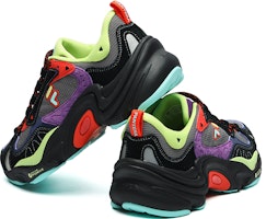 (W) FILA Fusion Heritage Running 'Negro Morado Verde Patchwork' T12W131102FQS Shop (W) FILA Fusion Heritage Running 'Negro Morado Verde Patchwork' T12W131102FQS