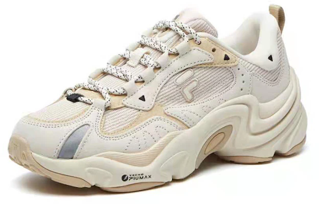 (W) Sepatu Lari FILA FUSION Heritage 'Putih Krem' T12W131102FWS Order (W) Sepatu Lari FILA FUSION Heritage 'Putih Krem' T12W131102FWS