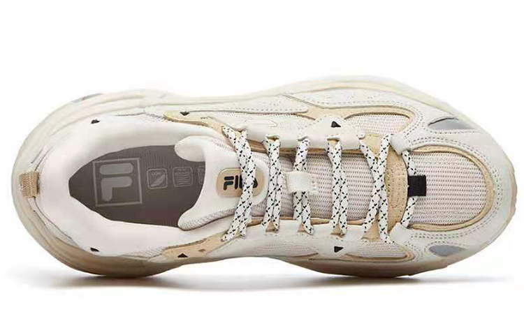Shop (Women) FILA FUSION Heritage Running Shoes 'Cream White' T12W131102FWS