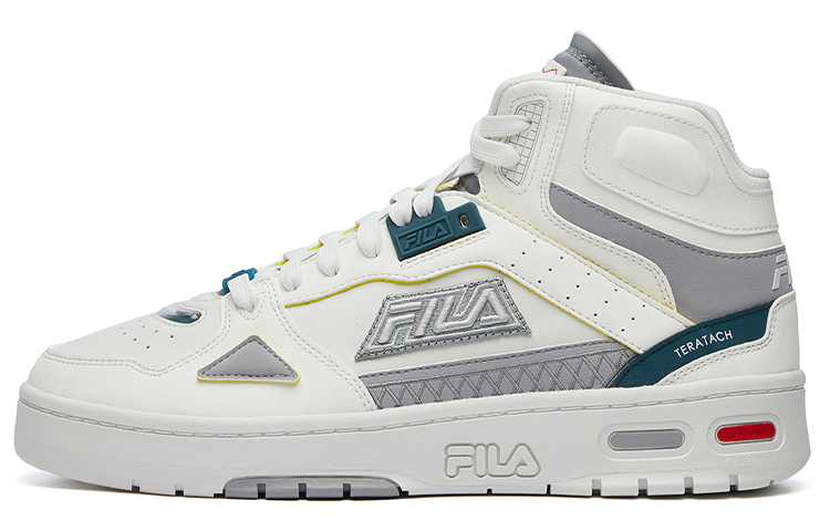 (Women) FILA FUSION High-Top Retro Basketball 'Grey White' T12W111204FVG
