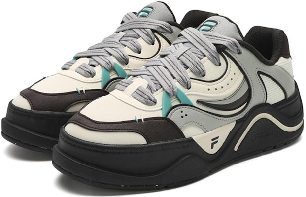 (Women) FILA FUSION High 'Grey White' T12W412201FAP Order (Women) FILA FUSION High 'Grey White' T12W412201FAP