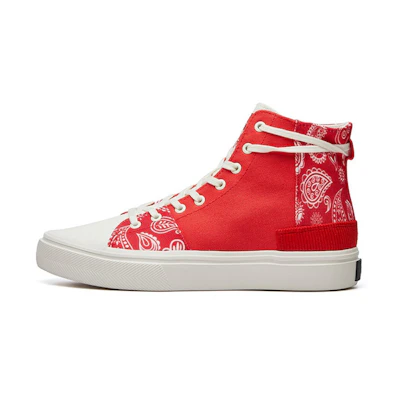 (W) FILA Fusion High-Top Canvas 'Blue Red Mandarin Duck'