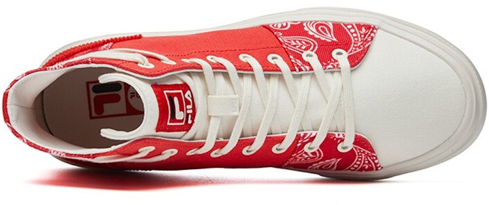 (W) FILA Fusion High-Top Kanvas 'Biru Merah Itik Mandarin' T12W115107FRB Shop (W) FILA Fusion High-Top Kanvas 'Biru Merah Itik Mandarin' T12W115107FRB