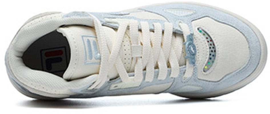 (Women) FILA FUSION Teratach High-Top Shoes 'Blue White' T12W141219FWI Order (Women) FILA FUSION Teratach High-Top Shoes 'Blue White' T12W141219FWI