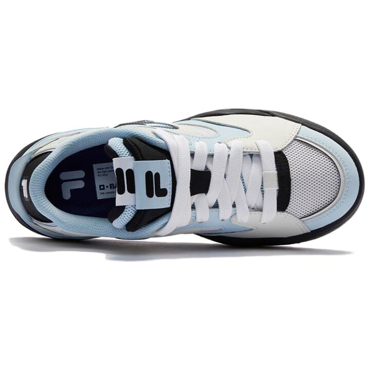 Order FILA FUSION斐樂潮牌 KICK 舒適百搭 防滑 低筒 生活休閒鞋 女款 白藍