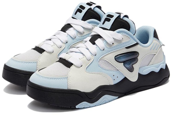 FILA FUSION斐樂潮牌 KICK 舒適百搭 防滑 低筒 生活休閒鞋 女款 白藍 Lookbook FILA FUSION斐樂潮牌 KICK 舒適百搭 防滑 低筒 生活休閒鞋 女款 白藍