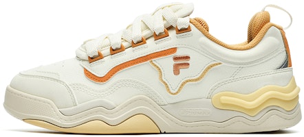 (Women) FILA FUSION Kick Sneakers 'White Orange' T12W242203FPB (Women) FILA FUSION Kick Sneakers 'White Orange' T12W242203FPB