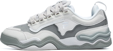 (Women) FILA FUSION Kick Sneakers 'White Grey' T12W242203FNA (Women) FILA FUSION Kick Sneakers 'White Grey' T12W242203FNA