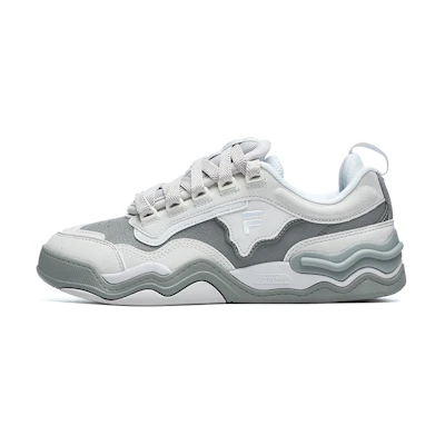 (W) FILA FUSION Kick Sneakers 'White Grey'