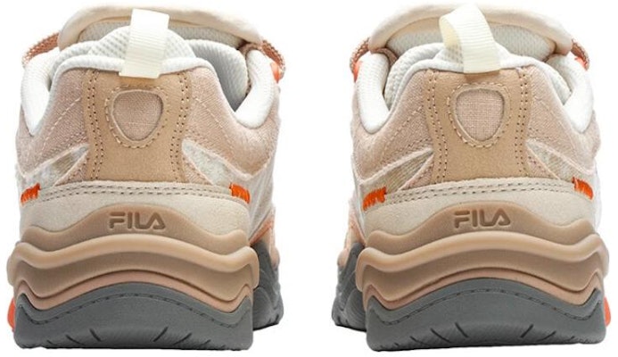 (W) 斐乐 FUSION 棕白橙色运动鞋 T12W312201FTA Shop (W) 斐乐 FUSION 棕白橙色运动鞋 T12W312201FTA