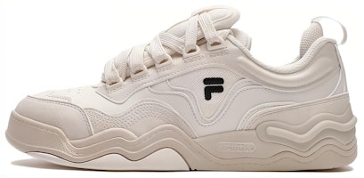 (Women) FILA FUSION Kick Sneakers 'White Beige' T12W342305FGD (Women) FILA FUSION Kick Sneakers 'White Beige' T12W342305FGD