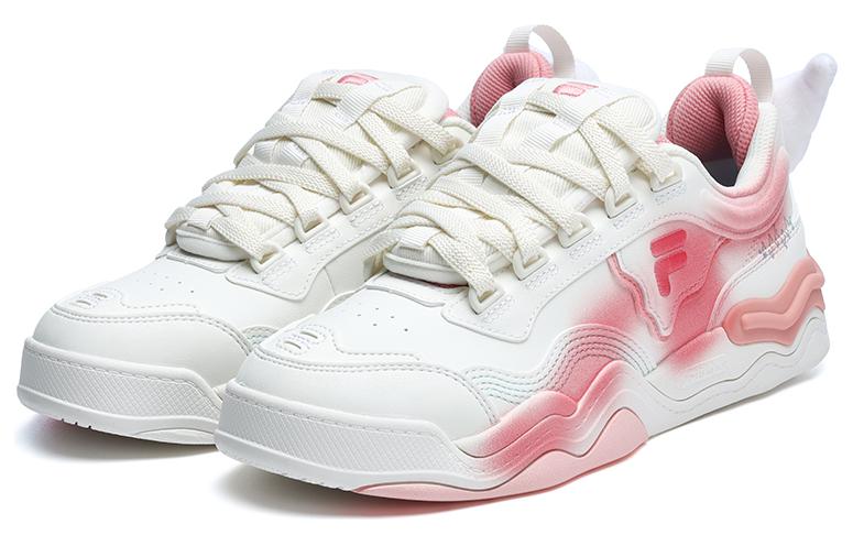 Order FILA FUSION斐樂潮牌 KICK 防滑耐磨輕便 低筒 球鞋 女款 白粉