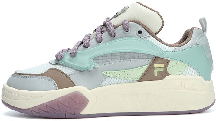 (Women) FILA FUSION Lifestyle Basketball Heritage Sneakers 'Blue White Purple' T12W323205FBG Buy (Women) FILA FUSION Lifestyle Basketball Heritage Sneakers 'Blue White Purple' T12W323205FBG