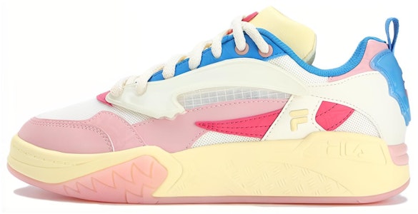 (W) Zapatillas FILA FUSION Lifestyle Heritage Baloncesto 'Blanco Azul Rosa' T12W323205FWS Buy (W) Zapatillas FILA FUSION Lifestyle Heritage Baloncesto 'Blanco Azul Rosa' T12W323205FWS