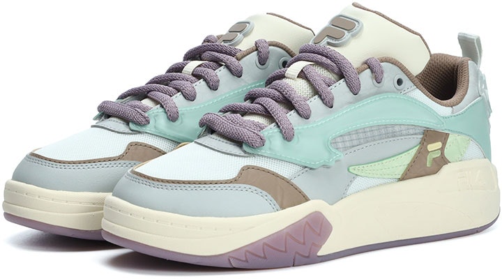 (Women) FILA FUSION Lifestyle Basketball Heritage Sneakers 'Blue White Purple' T12W323205FBG Order (Women) FILA FUSION Lifestyle Basketball Heritage Sneakers 'Blue White Purple' T12W323205FBG