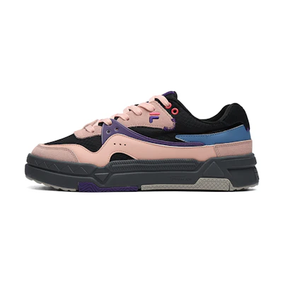 (W) FILA FUSION Low-Top Skate Sneakers 'Pink Black'