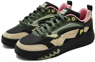 FILA FUSION斐樂潮牌 休閒百搭 防滑耐磨 低幫 板鞋 女款 黑色 Order FILA FUSION斐樂潮牌 休閒百搭 防滑耐磨 低幫 板鞋 女款 黑色