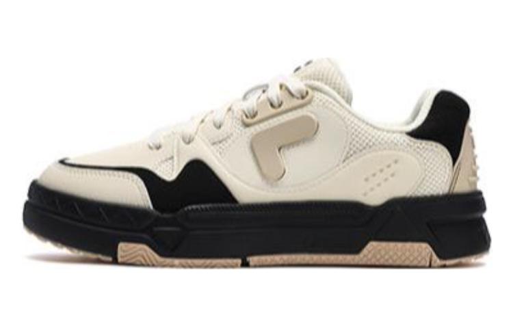 (Women) FILA FUSION Bank DX Skate Shoes 'Cream White Black' T12W342206FAB