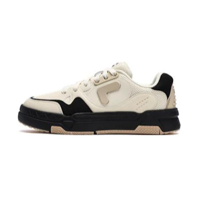 (W) FILA FUSION Bank DX Skate Shoes 'Cream White Black'