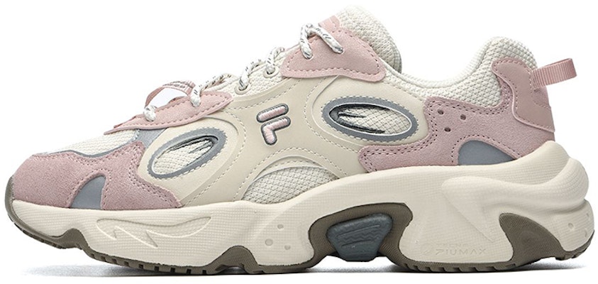 (Women) FILA FUSION Raccoon Sneakers 'Pink Cream White' T12W217314FAM Buy (Women) FILA FUSION Raccoon Sneakers 'Pink Cream White' T12W217314FAM