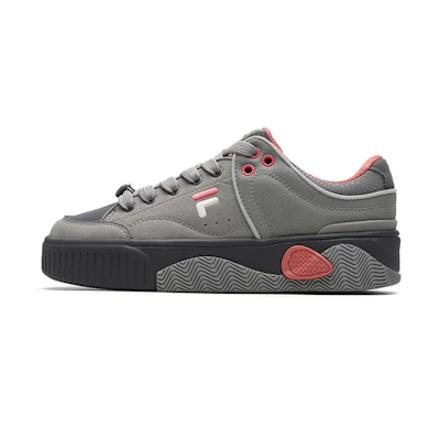 (W) FILA FUSION Low-Top Skate Shoes 'Grey Pink'