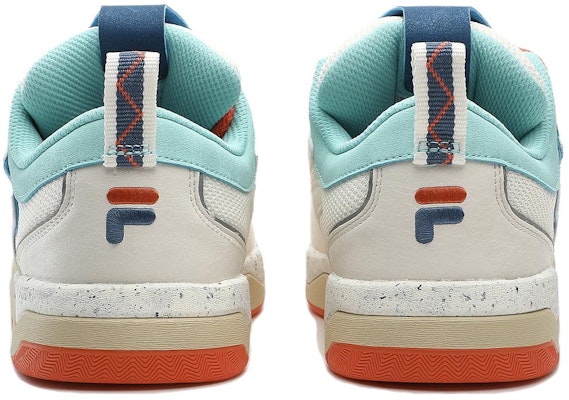(W) FILA FUSION 小跳板运动鞋 '白橙蓝' T12W332301FGD Shop (W) FILA FUSION 小跳板运动鞋 '白橙蓝' T12W332301FGD