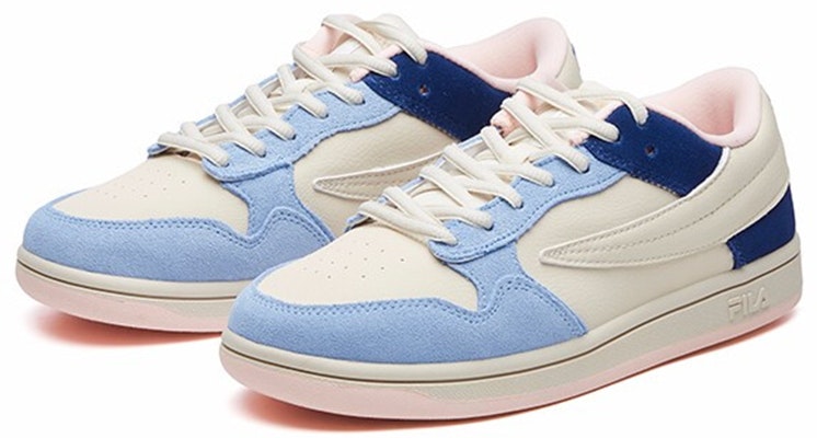 (Women) FILA FUSION Low 'White Blue' T12W115102FGB Lookbook (Women) FILA FUSION Low 'White Blue' T12W115102FGB