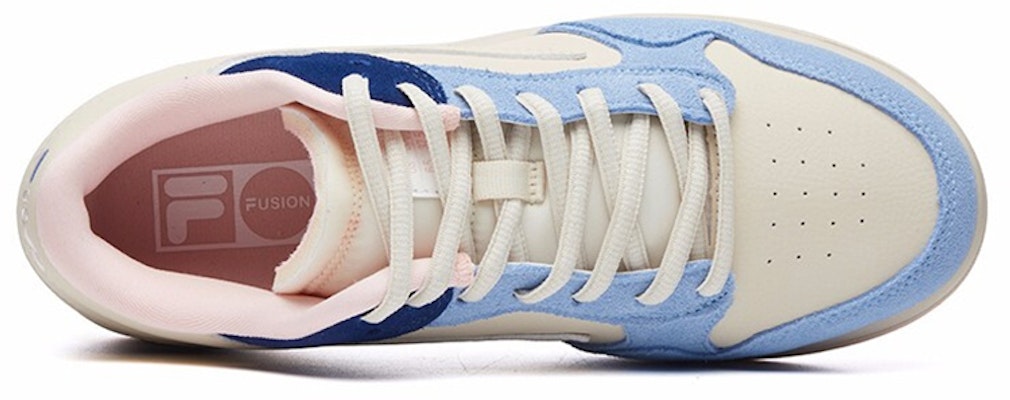 (Women) FILA FUSION Low 'White Blue' T12W115102FGB Shop (Women) FILA FUSION Low 'White Blue' T12W115102FGB