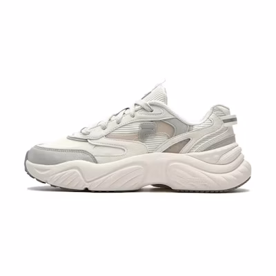 (W) FILA FUSION Conch Sneakers 'Beige Grey'