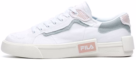 (Women) FILA FUSION Canvas Skate Shoes 'White' T12W228207FSW (Women) FILA FUSION Canvas Skate Shoes 'White' T12W228207FSW