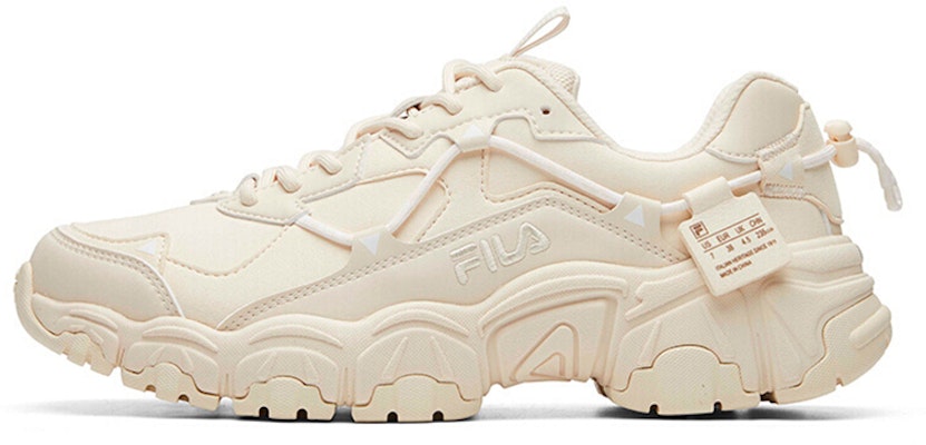 (W) FILA FUSION Fluid Sneakers 'Krim Putih' T12W115205FDW Buy (W) FILA FUSION Fluid Sneakers 'Krim Putih' T12W115205FDW