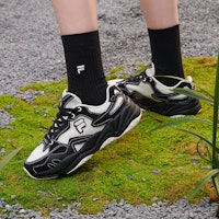 (W) FILA FUSION FLASH Kasut 'Hitam Putih' T12W331103FPB Sizing (W) FILA FUSION FLASH Kasut 'Hitam Putih' T12W331103FPB