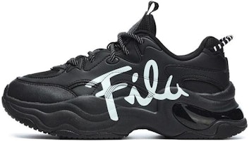 (Women) FILA FUSION Marathon Running Shoes 'Black White' T12W231304FBW (Women) FILA FUSION Marathon Running Shoes 'Black White' T12W231304FBW