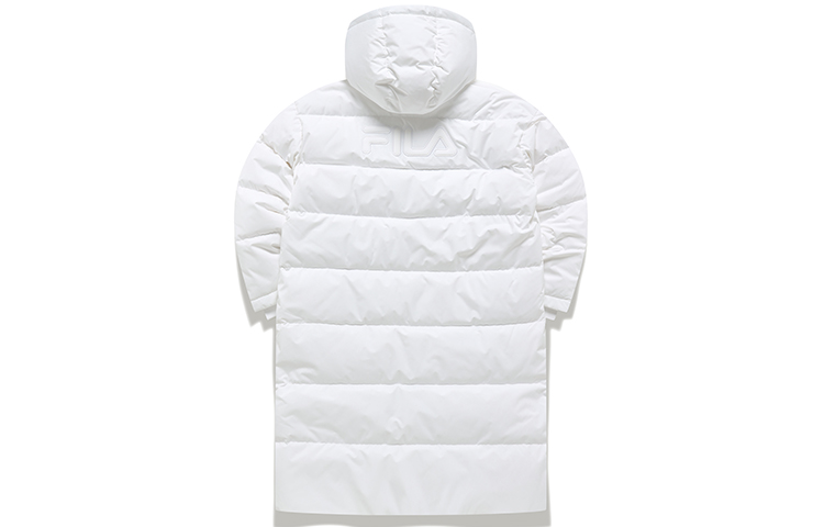 (Women) FILA Fusion Mid-Length Hooded Down Jacket Winter White. T11W141903F-WT 圖 3