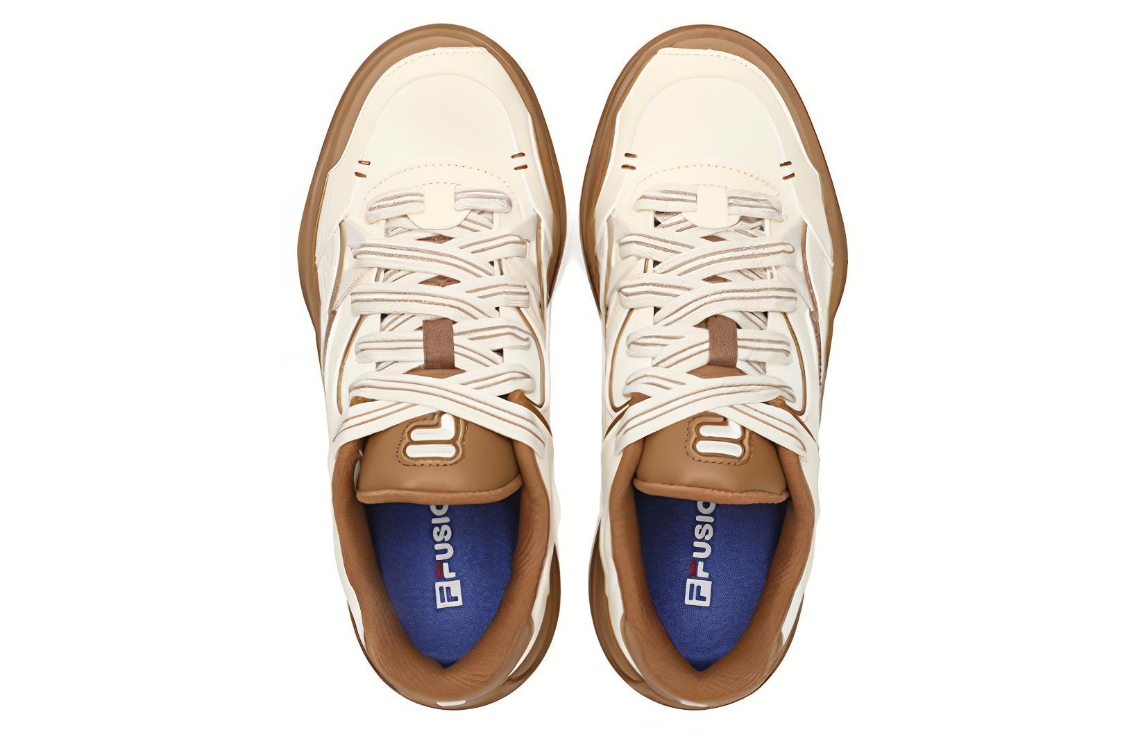 Lookbook (W) 斐乐FUSION中帮鞋‘棕白’ T12W412201FAT