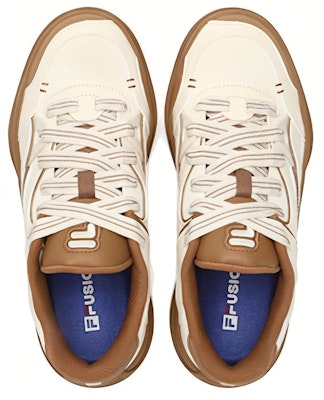 (W) 斐乐FUSION中帮鞋‘棕白’ T12W412201FAT Lookbook (W) 斐乐FUSION中帮鞋‘棕白’ T12W412201FAT